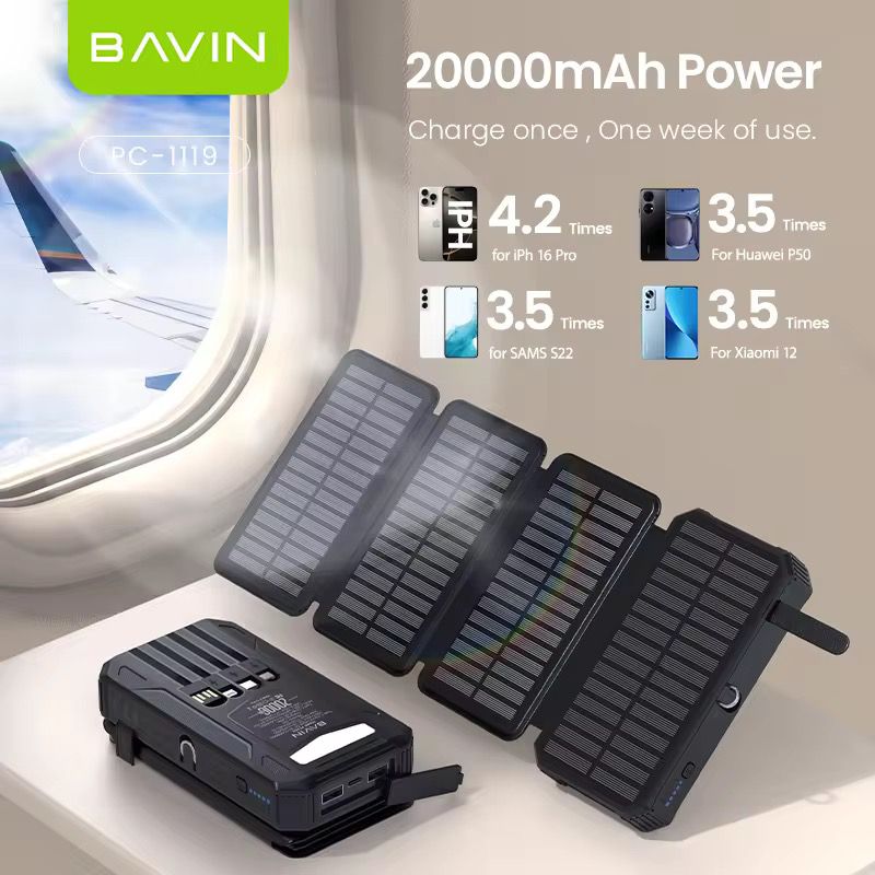 Bavin power bank solaire
