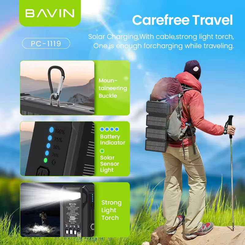 Bavin power bank solaire